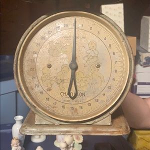 Vintage baby scale!